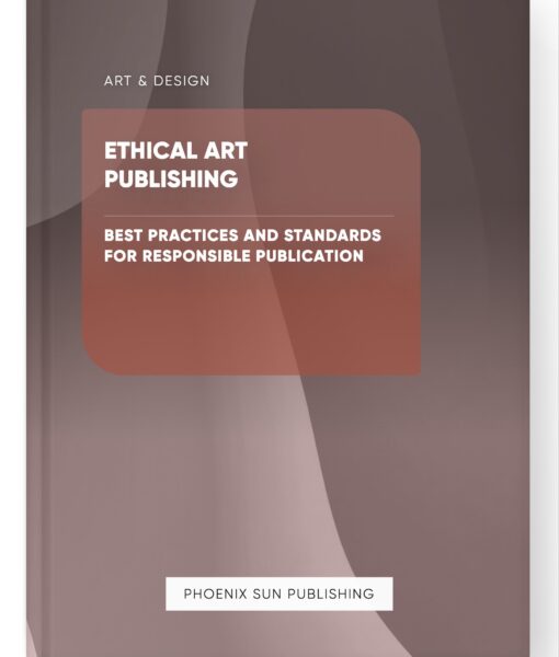 Ethical Art Publishing – Best Practices and Standards for Responsible Publication