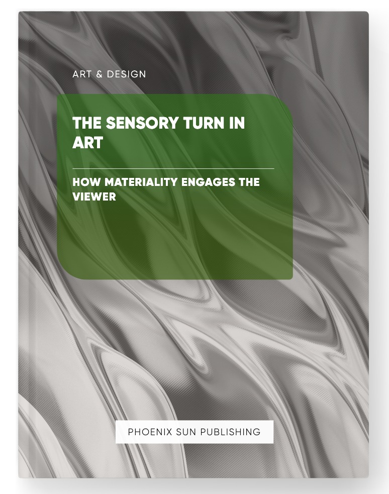 The Sensory Turn in Art – How Materiality Engages the Viewer