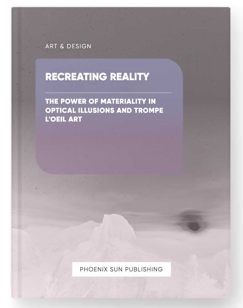 Recreating Reality – The Power of Materiality in Optical Illusions and Trompe l’Oeil Art