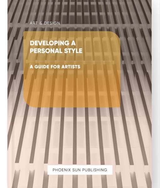 Developing a Personal Style – A Guide for Artists