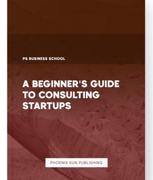 A Beginner’s Guide to Consulting Startups