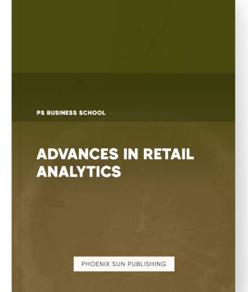 Advances in Retail Analytics