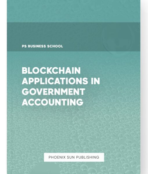 Blockchain Applications in Government Accounting