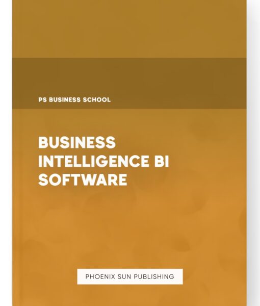 Business Intelligence BI Software