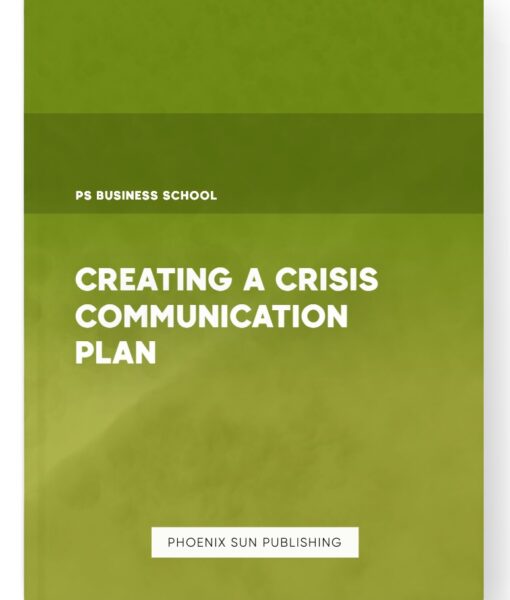 Creating a Crisis Communication Plan