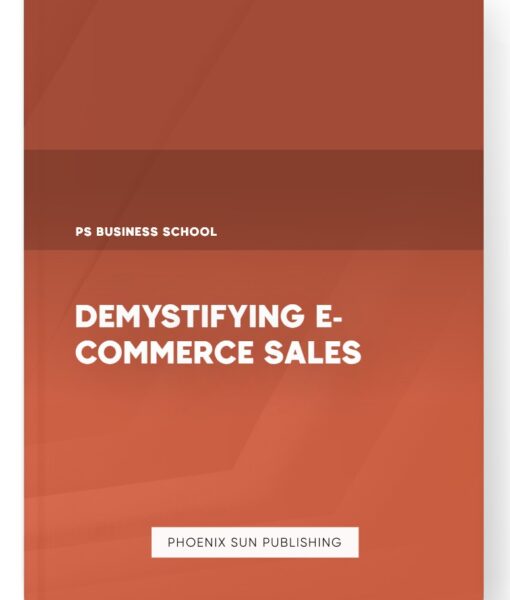 Demystifying E-commerce Sales