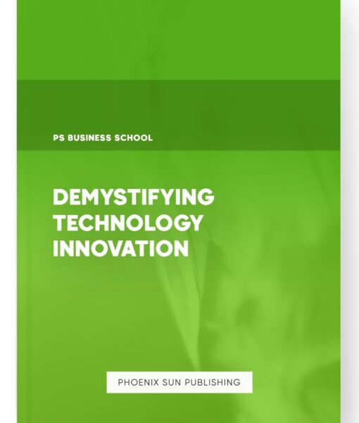 Demystifying Technology Innovation