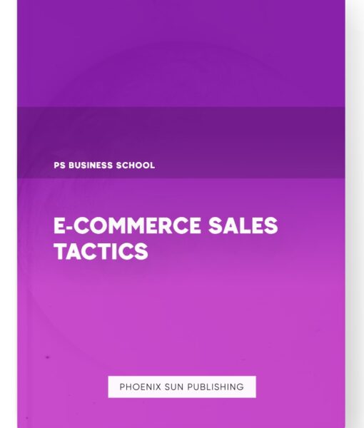 E-commerce Sales Tactics