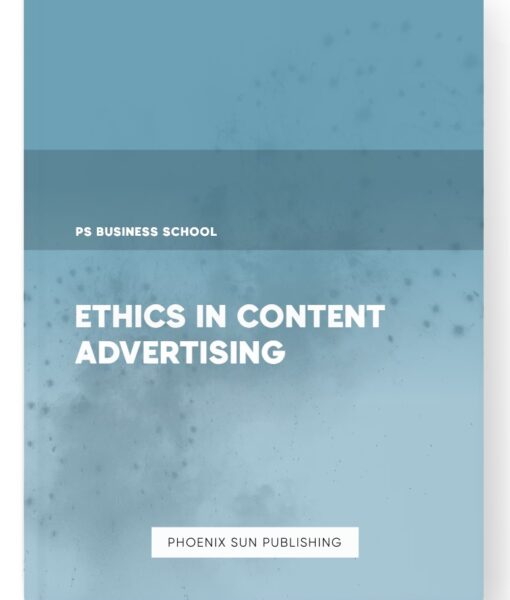 Ethics in Content Advertising