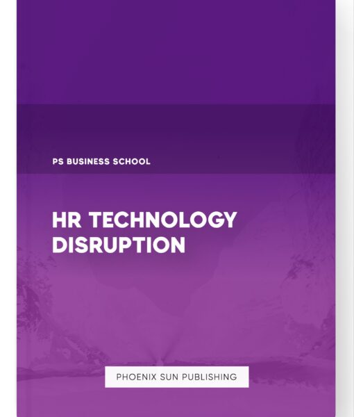 HR Technology Disruption