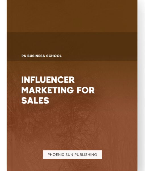 Influencer Marketing for Sales