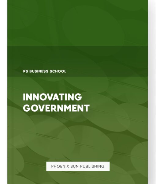 Innovating Government