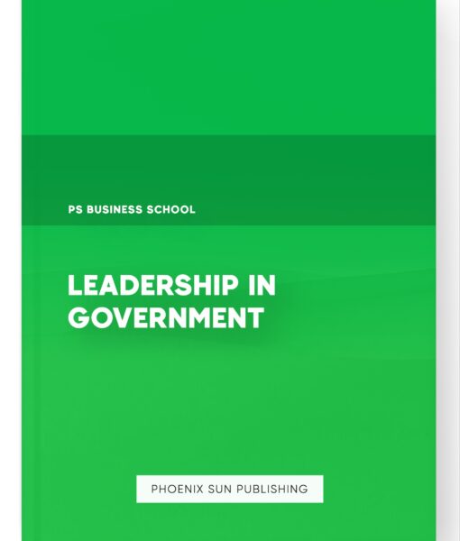 Leadership in Government