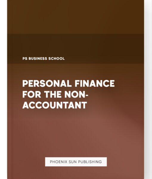 Personal Finance for the Non-Accountant