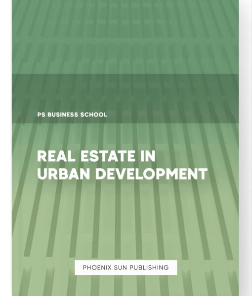 Real Estate in Urban Development