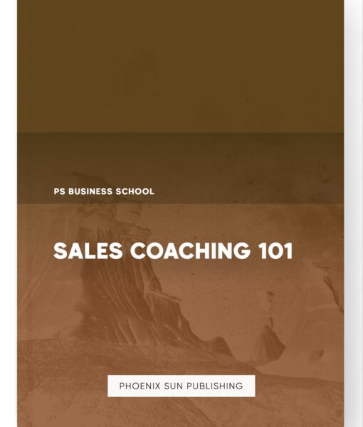 Sales Coaching 101