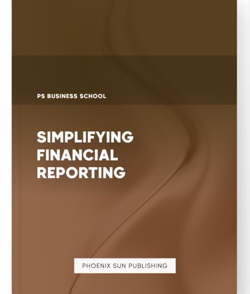 Simplifying Financial Reporting