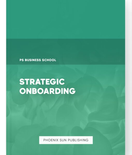 Strategic Onboarding