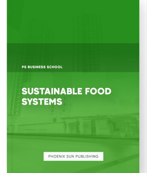 Sustainable Food Systems