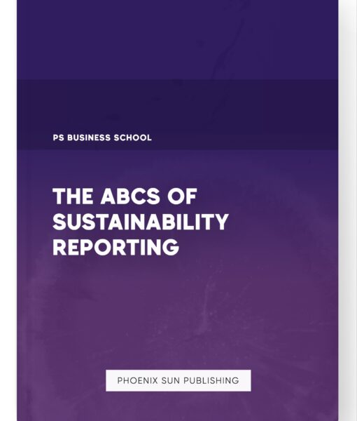 The ABCs of Sustainability Reporting