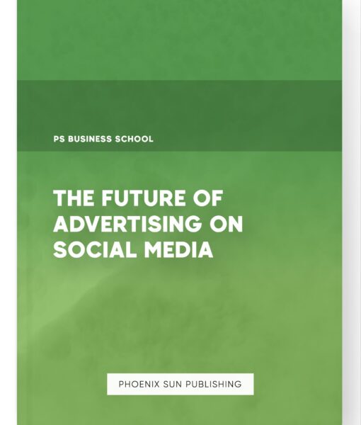 The Future of Advertising on Social Media