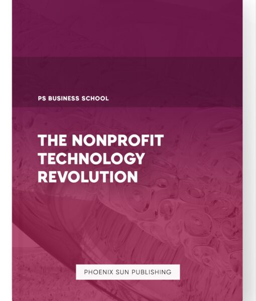 The Nonprofit Technology Revolution