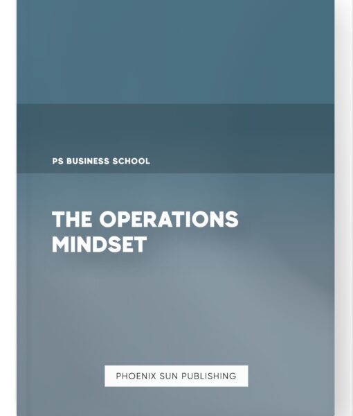 The Operations Mindset