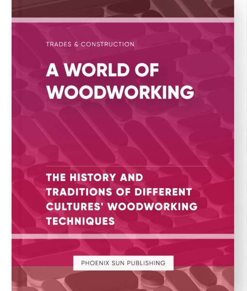 A World of Woodworking – The History and Traditions of Different Cultures’ Woodworking Techniques