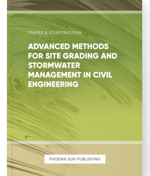 Advanced Methods for Site Grading and Stormwater Management in Civil Engineering