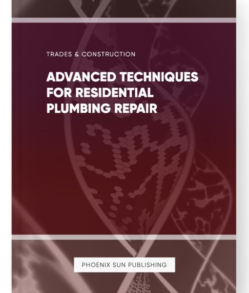 Advanced Techniques for Residential Plumbing Repair