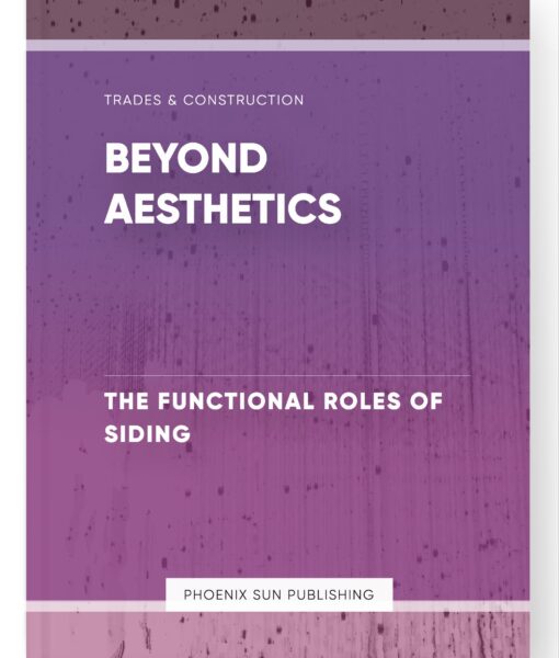 Beyond Aesthetics – The Functional Roles of Siding