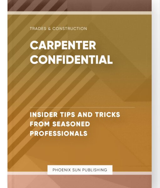 Carpenter Confidential – Insider Tips and Tricks from Seasoned Professionals