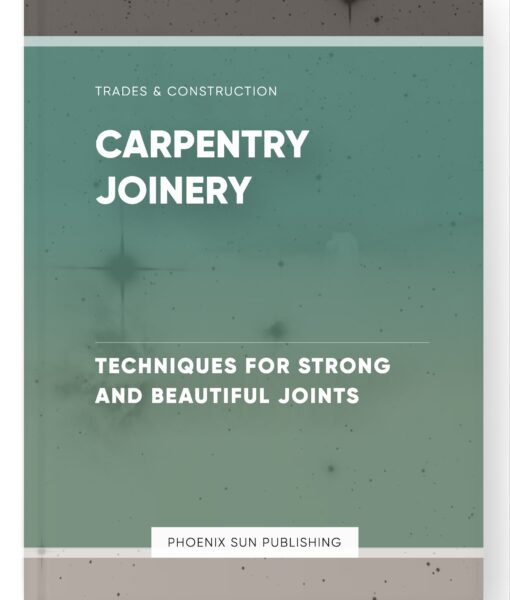 Carpentry Joinery – Techniques for Strong and Beautiful Joints