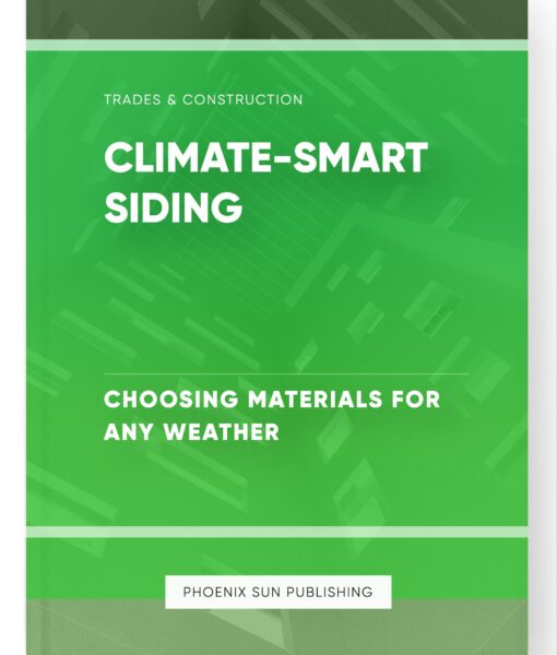 Climate-Smart Siding – Choosing Materials for Any Weather