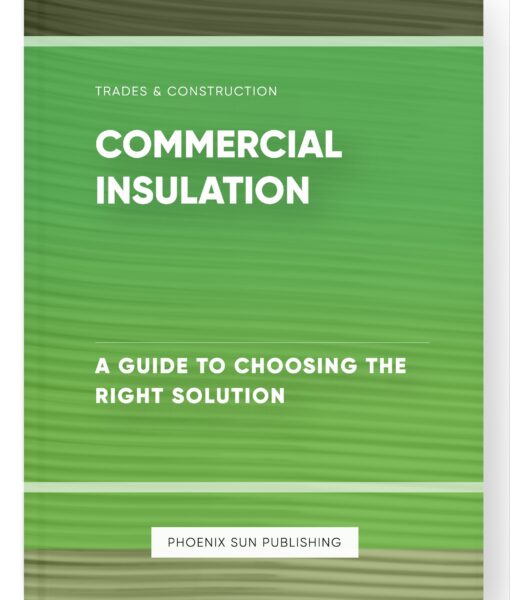 Commercial Insulation – A Guide to Choosing the Right Solution