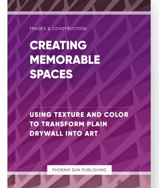 Creating Memorable Spaces – Using Texture and Color to Transform Plain Drywall into Art