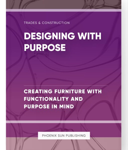 Designing with Purpose – Creating Furniture with Functionality and Purpose in Mind