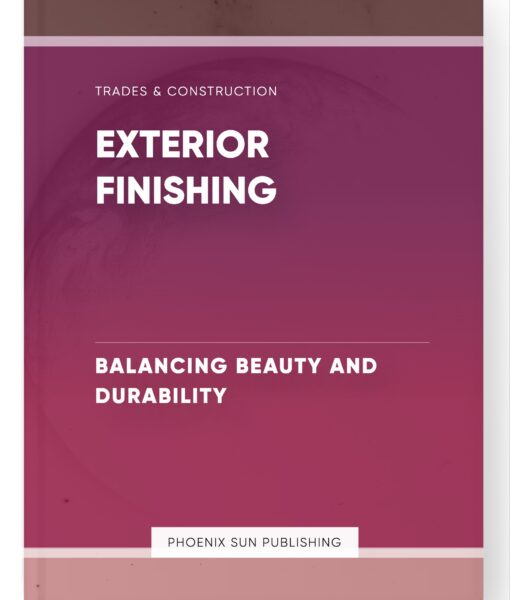 Exterior Finishing – Balancing Beauty and Durability