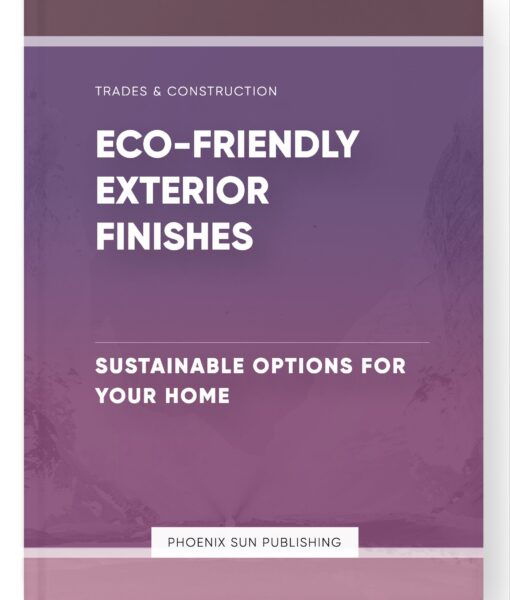 Eco-Friendly Exterior Finishes – Sustainable Options for Your Home