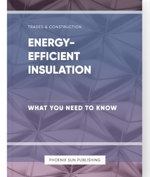 Energy-Efficient Insulation – What You Need to Know