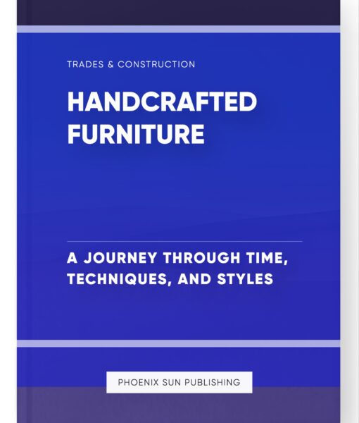 Handcrafted Furniture – A Journey Through Time, Techniques, and Styles