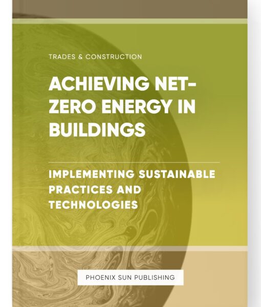 Achieving Net-Zero Energy in Buildings – Implementing Sustainable Practices and Technologies