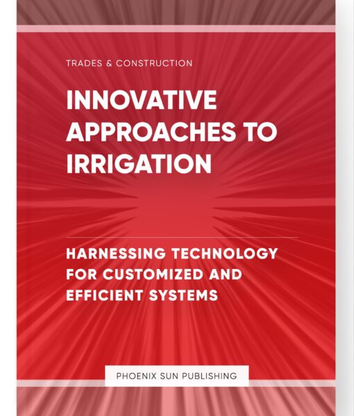 Innovative Approaches to Irrigation – Harnessing Technology for Customized and Efficient Systems