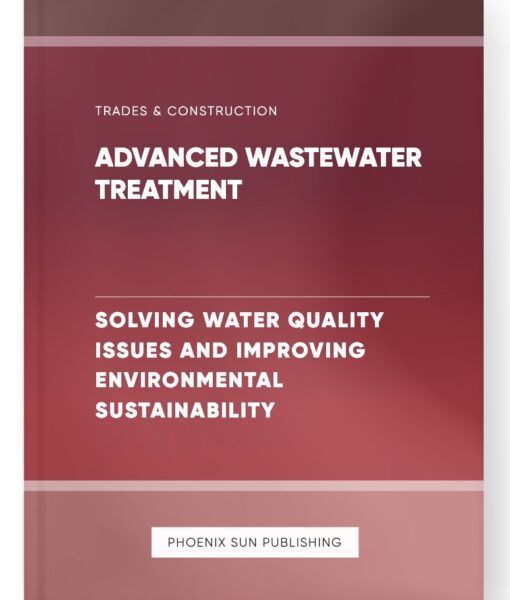 Advanced Wastewater Treatment – Solving Water Quality Issues and Improving Environmental Sustainability