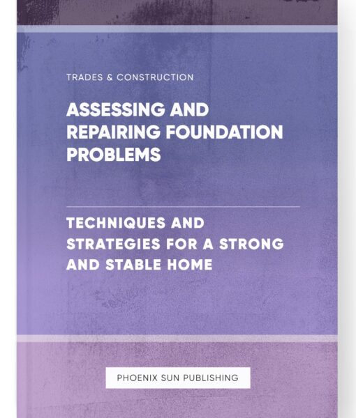 Assessing and Repairing Foundation Problems – Techniques and Strategies for a Strong and Stable Home