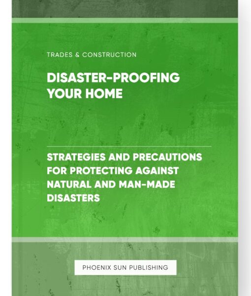 Disaster-Proofing Your Home – Strategies and Precautions for Protecting Against Natural and Man-Made Disasters