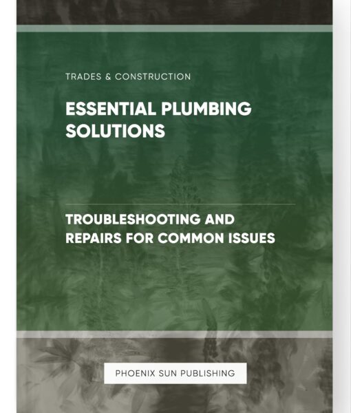 Essential Plumbing Solutions – Troubleshooting and Repairs for Common Issues