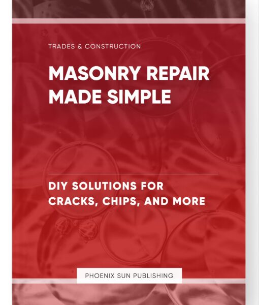 Masonry Repair Made Simple – DIY Solutions for Cracks, Chips, and More