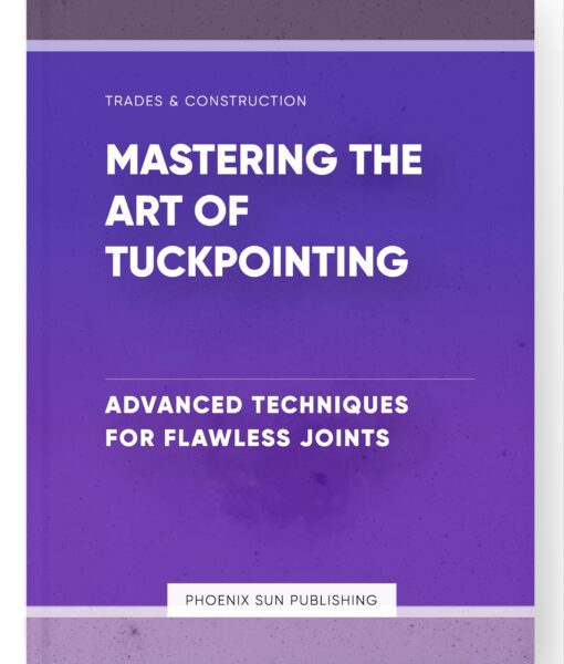 Mastering the Art of Tuckpointing – Advanced Techniques for Flawless Joints