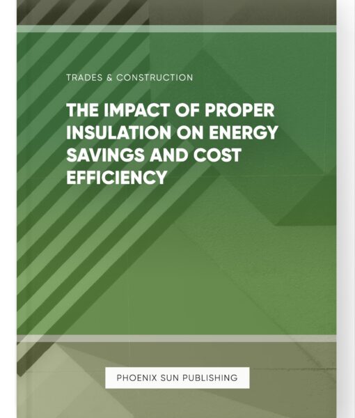 The Impact of Proper Insulation on Energy Savings and Cost Efficiency